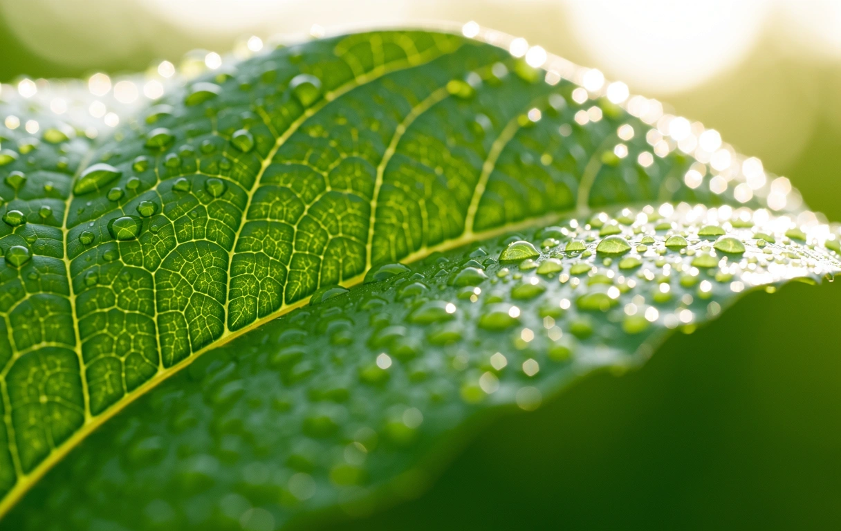 Detail tanaman herbal segar